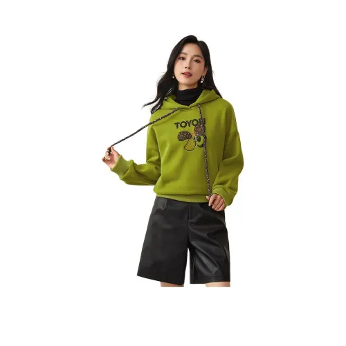 OUNIXUE Толстовка Женская Авокадо Зеленый