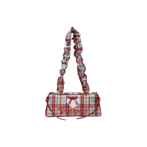 Juju Jimmy Холст Сумка через плечо Стандартная Женская Бордовый Синий