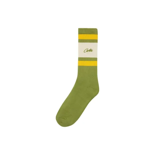 Corteiz High Socks Men's 1 Pack Army Green Corteiz Высокие носки Мужской 1 упаковка Армейский зеленый