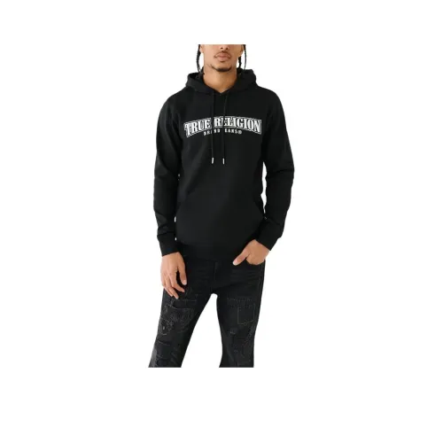 TRUE RELIGION Толстовка Мужская Черная