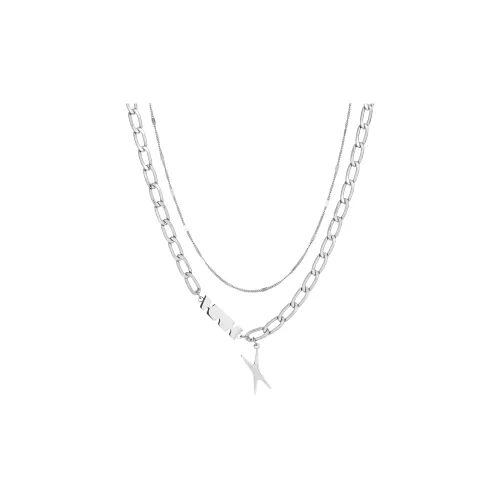 MISS XIA JWY Титановые стальные ожерелья унисекс