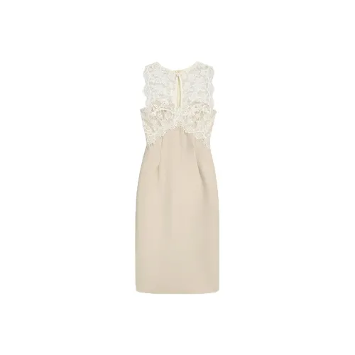 COVT Абрикос Женские Платья без рукавов