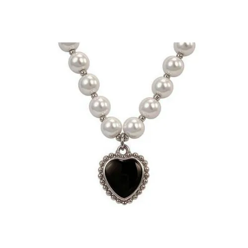 KING OF BLING Сплав Циркон Искусственная жемчужина Ожерелья Женские