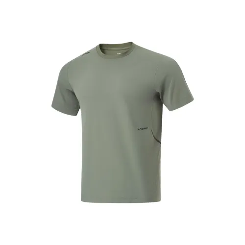 LINING T Рубашка Мужская Дымчатый Зеленый