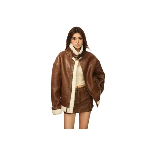 Aaisup Женские кожаные куртки
