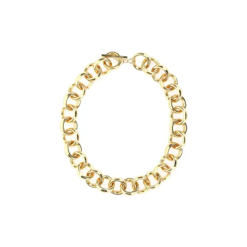 SAINT LAURENT Металлические ожерелья Унисекс Золото