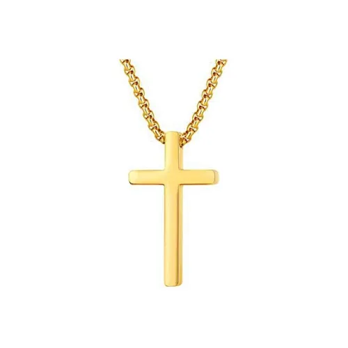 BYG Титановые стальные ожерелья унисекс золото