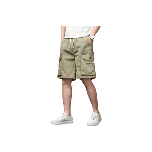 BALENO Рабочая одежда Модный Брюки длиной до колена Минималистский стиль Индивидуальный Универсальный Эластичный пояс Тонкий Летний Мужской