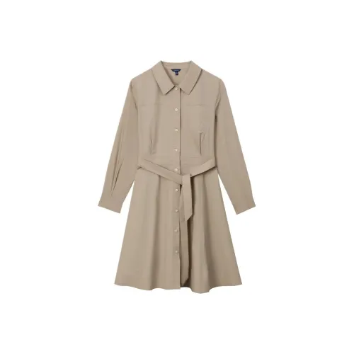 NAUTICA Длинное платье с длинными рукавами женское