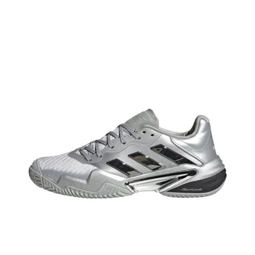 Adidas Barricade 13 Balance Низкий Топ Теннисные Кроссовки Мужские Серебристо-Серые