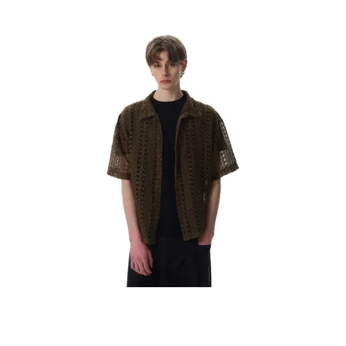 MOO&TONAL Армейский зеленый Унисекс Рубашки