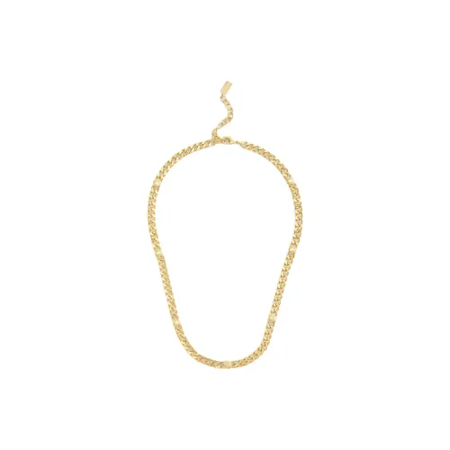 COACH Латунь с золотым покрытием ожерелья женские золото