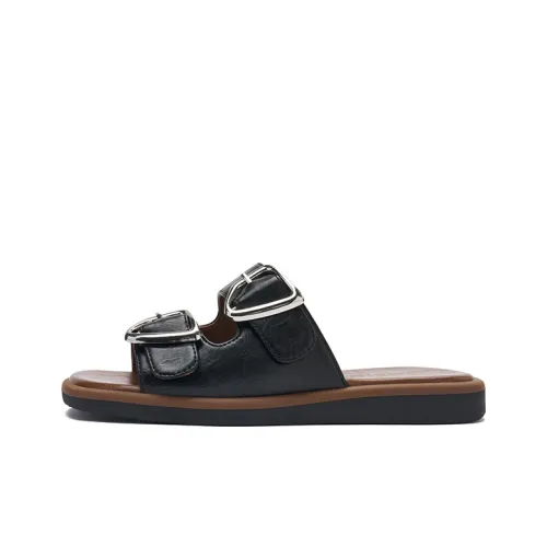 JOSINY Резиновый Тихий Устойчивый к запахам Устойчивый к истиранию Амортизация Слип-он Женские Черный