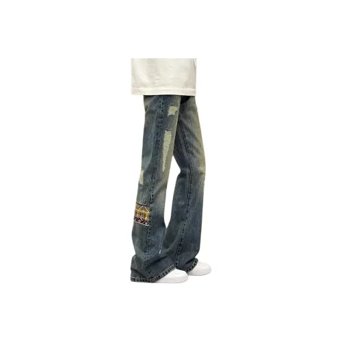 UPWARD LAB Blue Unisex Jeans