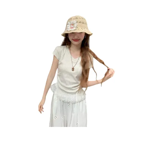 GOSO Бело-серые Женские Футболки