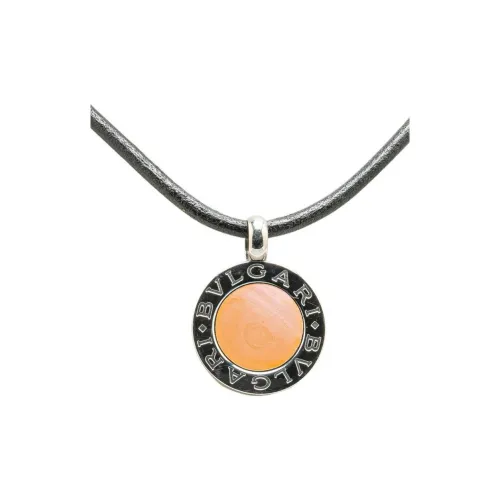 BVLGARI Нержавеющая сталь кожа оболочка ожерелья женские апельсин