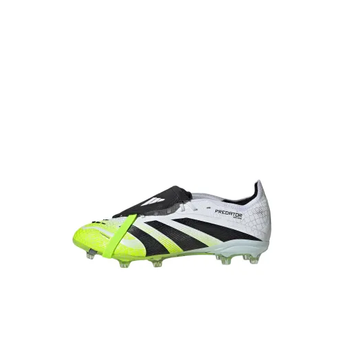 Adidas PREDATOR ELITE Устойчивые к истиранию низкие футбольные бутсы для детей белые и желтые детские