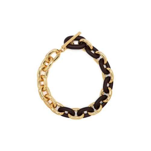 Paco Rabanne Латунь Овечья кожа Ожерелья Женские Золото