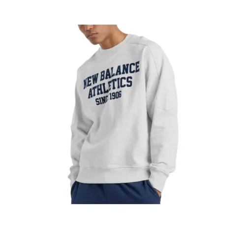 New Balance French Terry SS25 Толстовка Мужской Серый