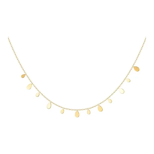 NATURALLYJOJO Титановые стальные ожерелья женские золотые