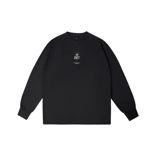 1807 Длинный рукав T-рубашка Унисекс