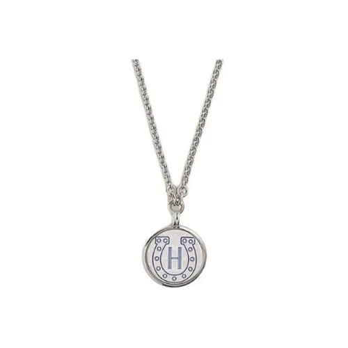 HERMES Эмаль Серебряные Ожерелья Women's Silver