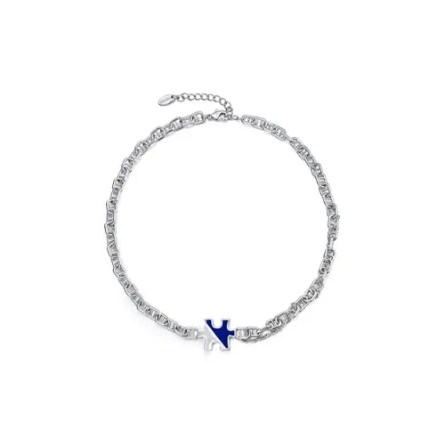 Glam Ever Сплав Ожерелье Серебряное Женское