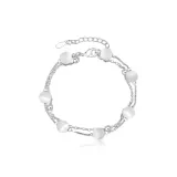 Браслет "Good Luck" - белый