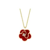 Камелия Ожерелья, Красный