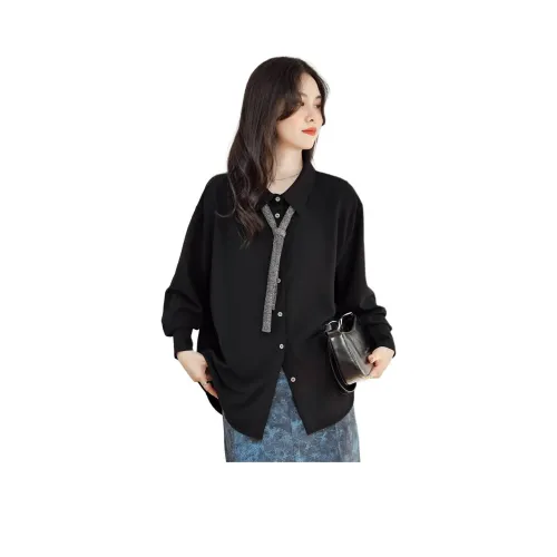 PASSCODIO Черные Женские Рубашки