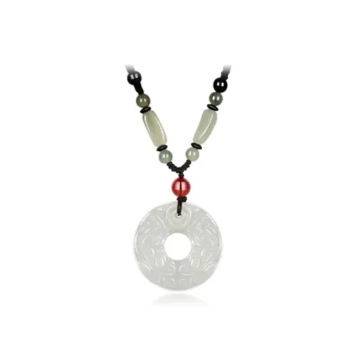 I YOU Цветное глазурное нефритовое ожерелье унисекс