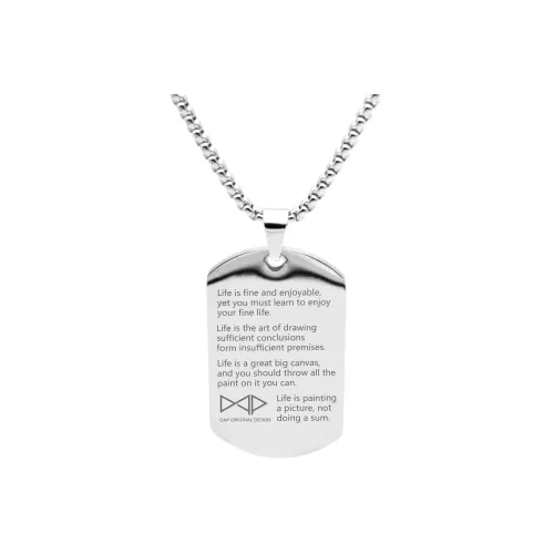 DAP Титановые стальные ожерелья унисекс