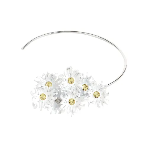 GIVENCHY Латунь Металл Кристалл Swarovski Эмаль Ожерелья Женские Экрю