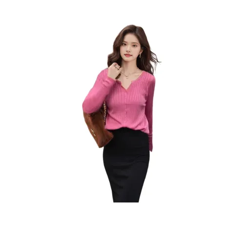 Wbwq Фуксия Женские Трикотаж