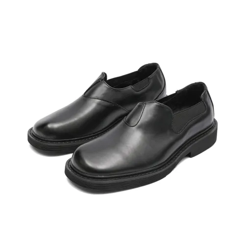 Lanza Повседневные кожаные туфли Low Top Черные Мужские