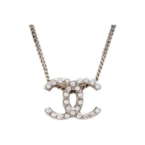 CHANEL Серебряные Ожерелья с Покрытием Женское Серебряное