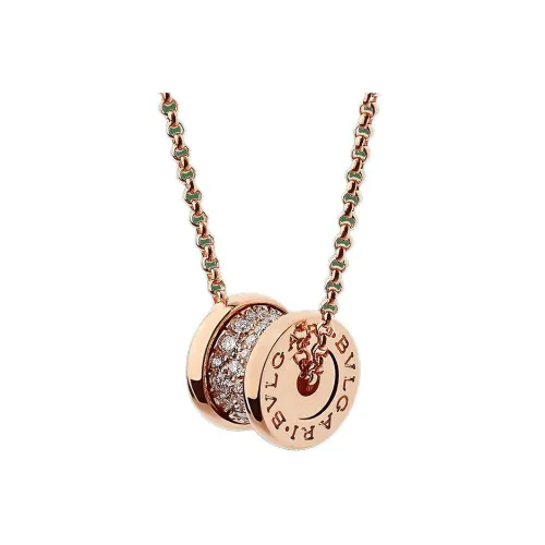 BVLGARI B.Zero1 Series 18К Розовое золото Ожерелье Женское Розовое золото