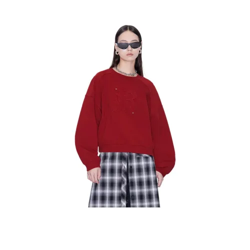 Only F15 Красный Георгин Женские Свитшоты