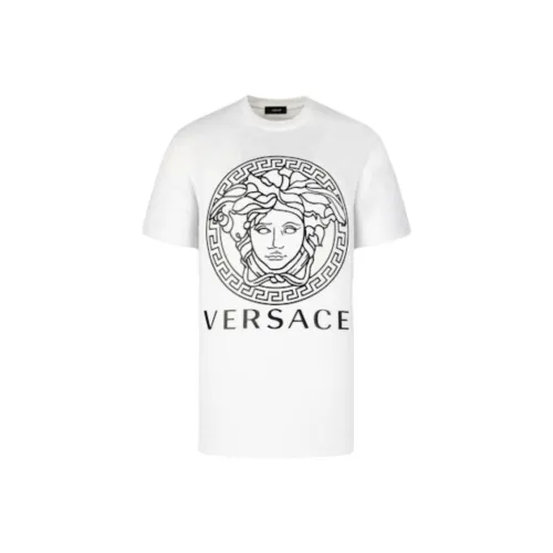 VERSACE Белые Мужские T-рубашки