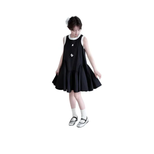 Wooden Rabbit Черный Kids Платья