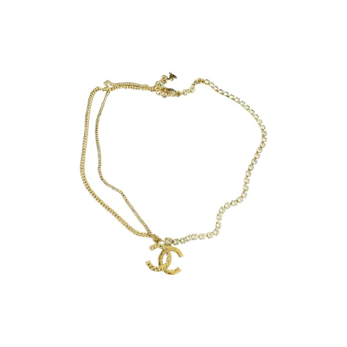 CHANEL Double C Металлические Ожерелья Женские