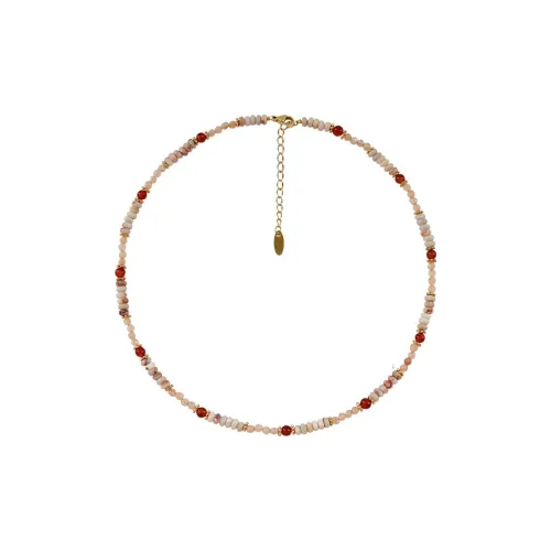 GITHA Красные Ожерелья с Камнем Network Женские