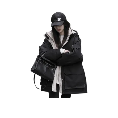 Flowers in water Пуховая куртка Женская