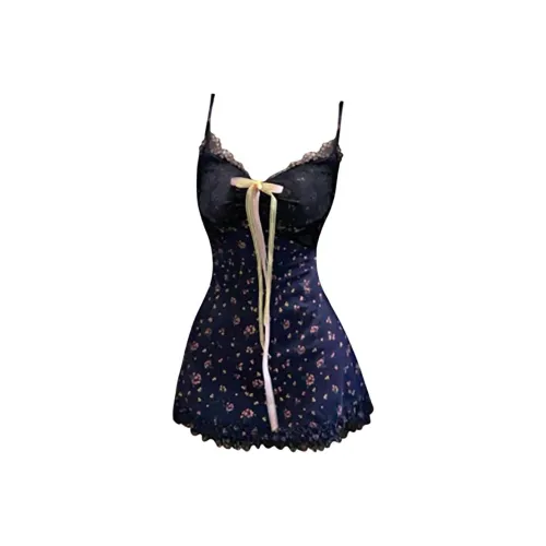 DOKZB Темно-синий Sundress Женские Слиплатья