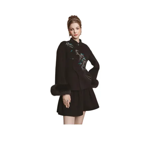 AIVEI Черный Женские Комплекты с юбкой