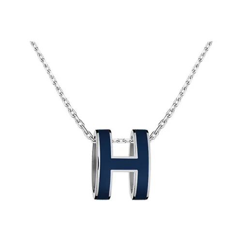 HERMES Поп H Коллекция Ожерелий Женское Серебро