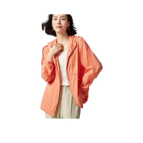 Fog Куртки и Пальто Женские Оранжевый Красный