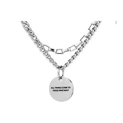 Inkopper Титановая сталь Ожерелье Унисекс