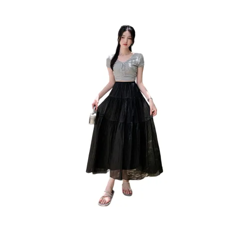 ONNFB Повседневный длинный юбка женский