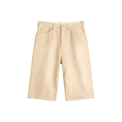Acne Studios Джинсовые шорты Мужские Бежевые
